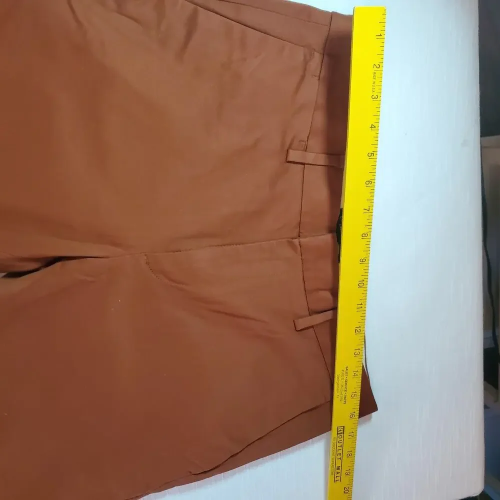 Banana Republic Mens Pants Size 31X30 Brown Chino Trousers Straight Fit NWT NEW